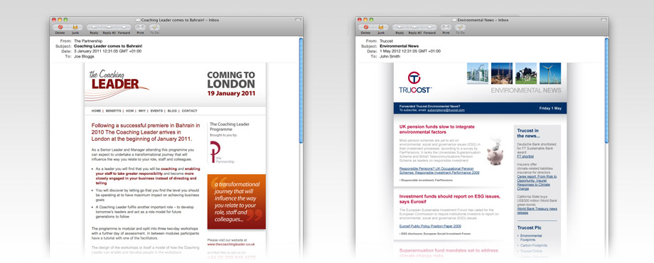 Marketing Email examples