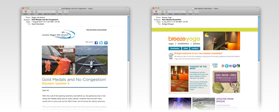 Marketing Email examples
