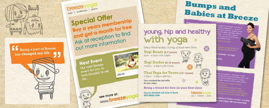 Breeze Yoga print